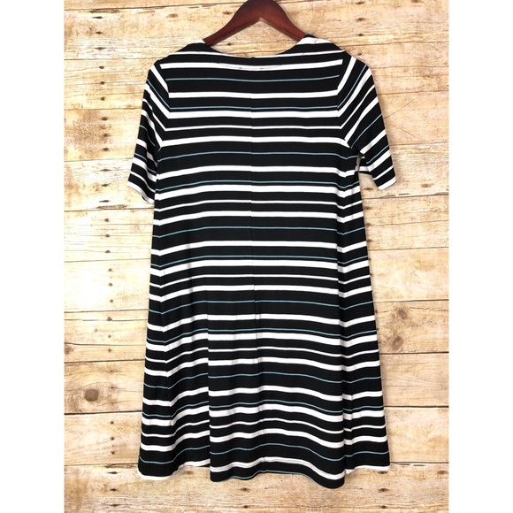 🔸Loft Factory Stripe Rayon T-Shirt Dress - Picture 2 of 5